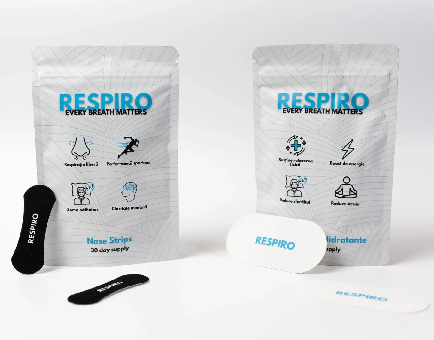 Respiro nose strips and hydrating mouth tapes product showcase