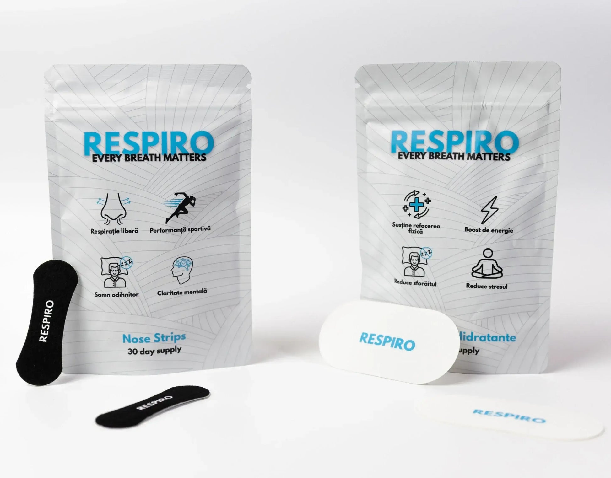 Respiro nose strips and hydrating mouth tapes product showcase